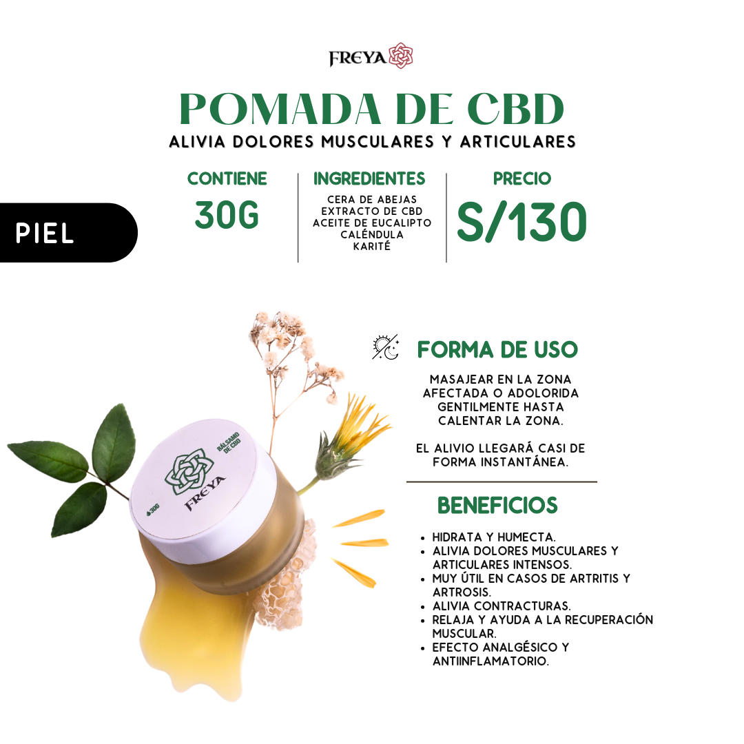 1 POMADA DE CBD 30g + 1 BLEND (cualquier línea)